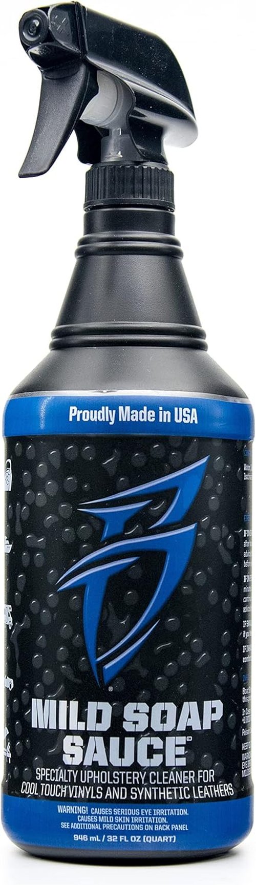 Bling Sauce Upholstery & Vinyl Cleaner - Premium Mild Soap with UV Inhibitors | 32 oz for Boats, Cars, RVs