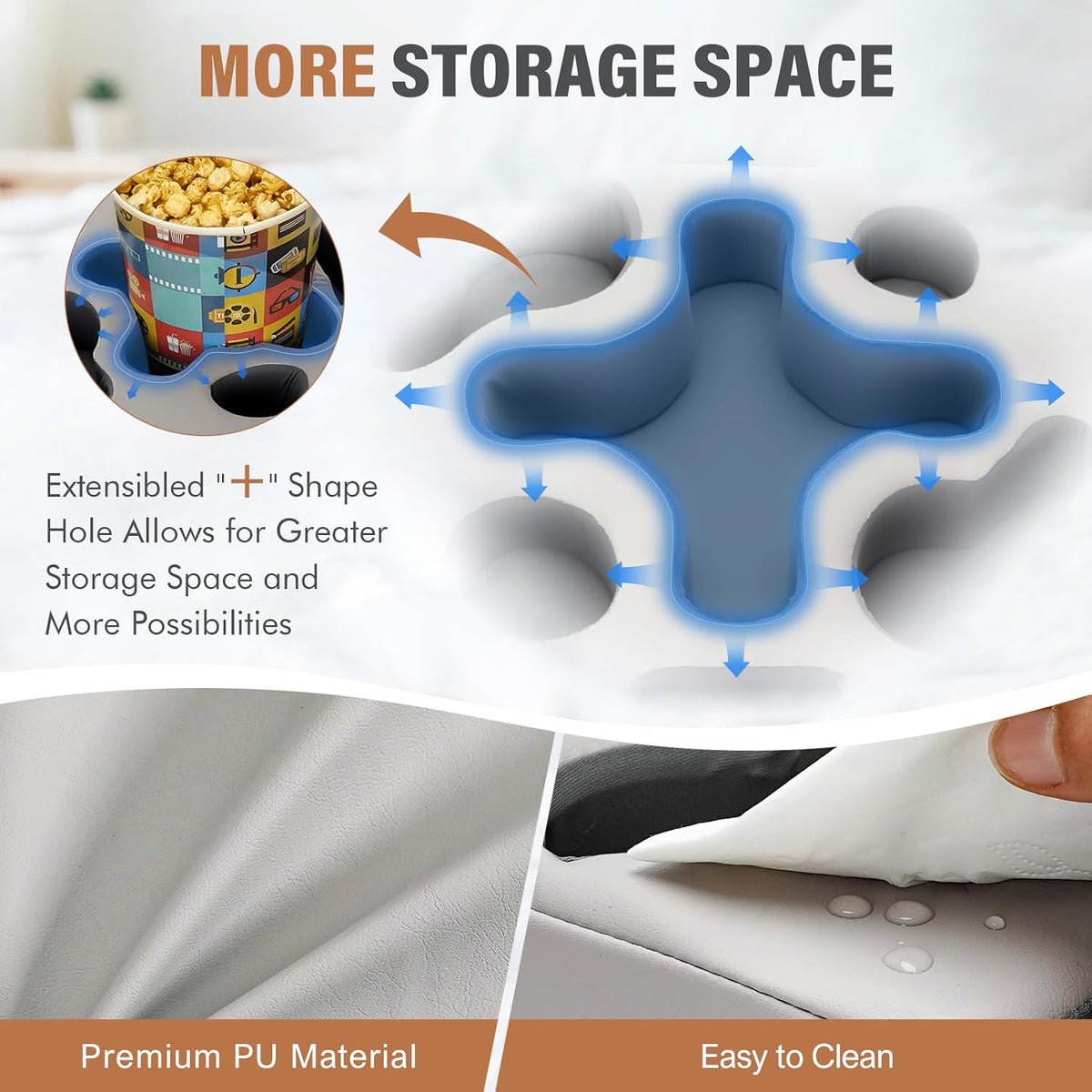 INNO STAGE Couch Cup Holder Pillow Sofa Caddy Buddy