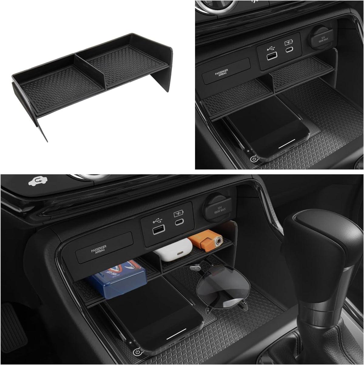 3PCS Center Console Organizer Set for 2023-2026 Honda CR-V