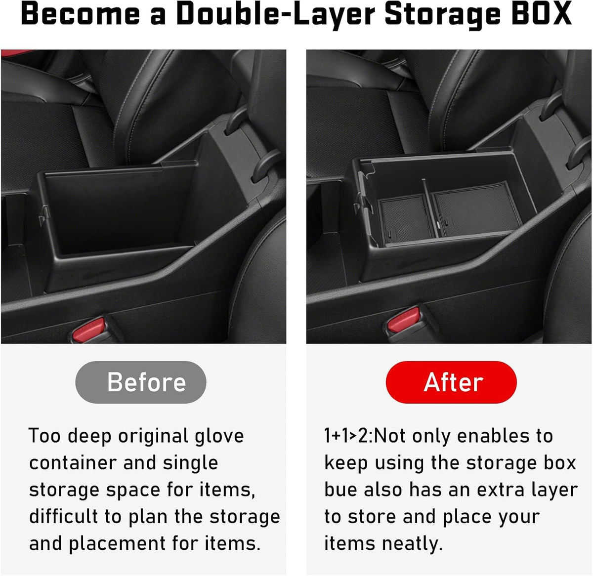 TTCR-II Compatible with Kia Sportage Center Console Organizer 2023-2026