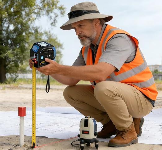 tape measure 4-in-1 laser Digital Measuring Tape & 60m/197ft Laser Distance