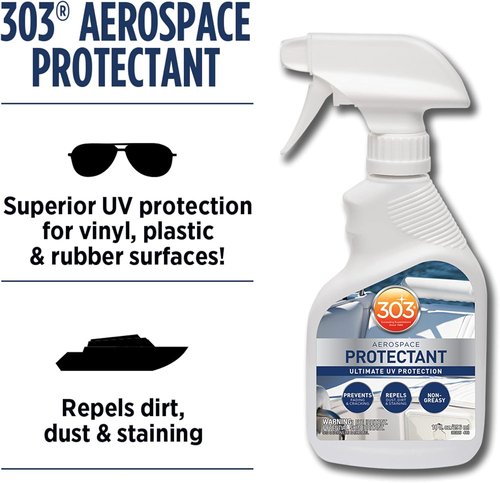 303 Products Marine Aerospace Protectant - UV Protection & Dust Repellent - Restores Like-New Finish - 10 Fl. Oz.