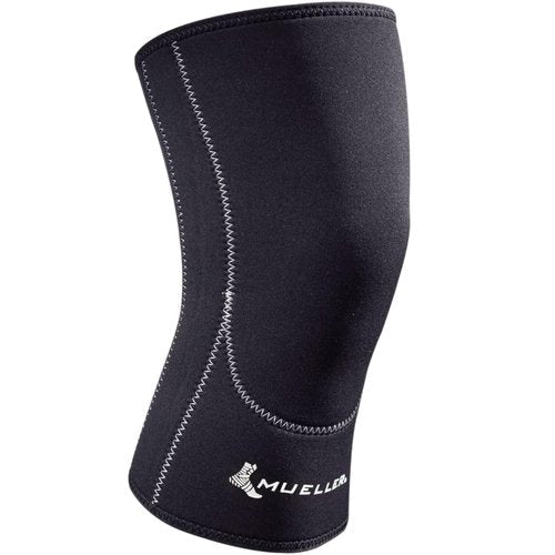MUELLER Sports Medicine Closed Patella Knee Sleeve, Knee Pain Relief Support for Men and Women, Ideal for Arthritis, Sprains, Black, Large