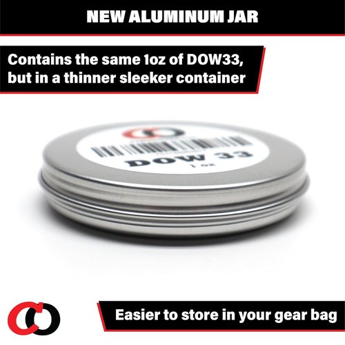 Captain O-Ring DOW 33 Paintball Lubricant - Premium Grease for Marker Maintenance | 1 oz Jar