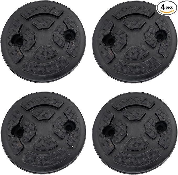AUTOXBERT Universal Car Lift Jack Stand Rubber Pads 115mm Diameter Car Jack Rubber Pad Frame Protector Adapter Jacking Tool Accessories