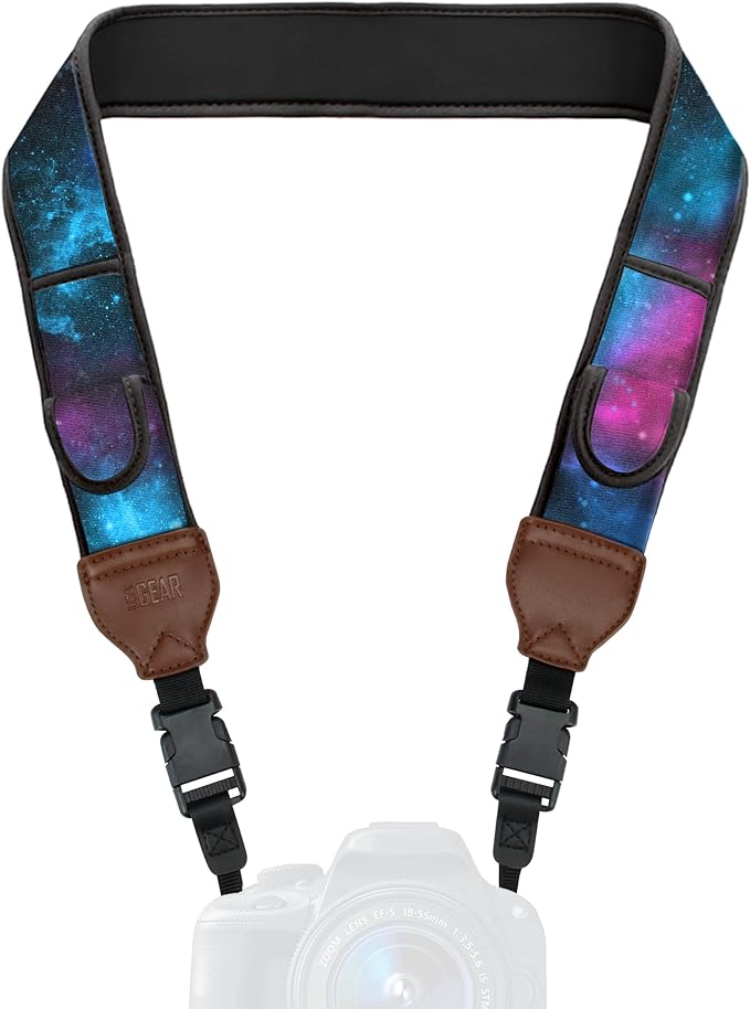 USA Gear TrueSHOT Camera Strap Neoprene Camera Straps