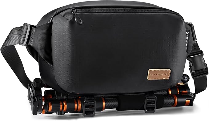 K&F CONCEPT Camera Sling Bag Crossbody Bag Waterproof Camera Shoulder Backpack