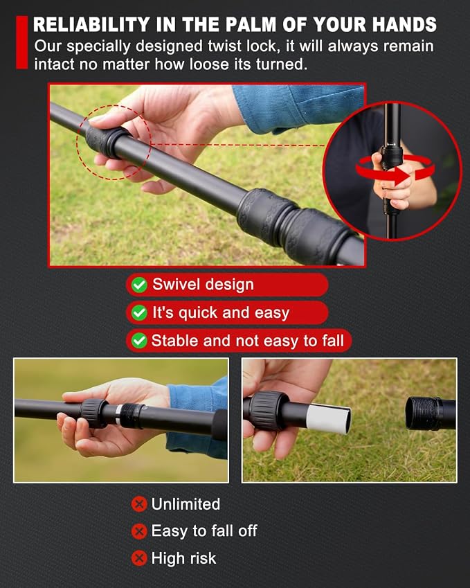 IFOOTAGE Monopod for Camera Cobra 3 A180T, Quick Adjust Monopod