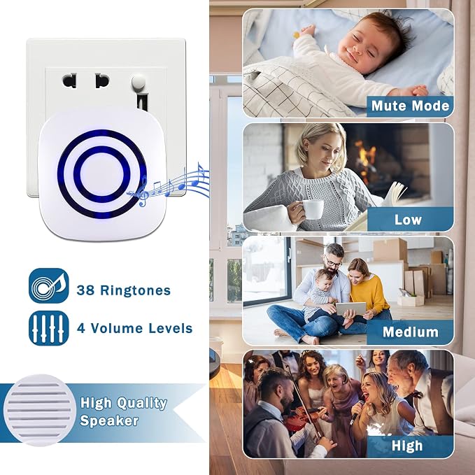 Seanme Motion Sensor Alarm, Wireless Driveway Alarm, Home Security Business