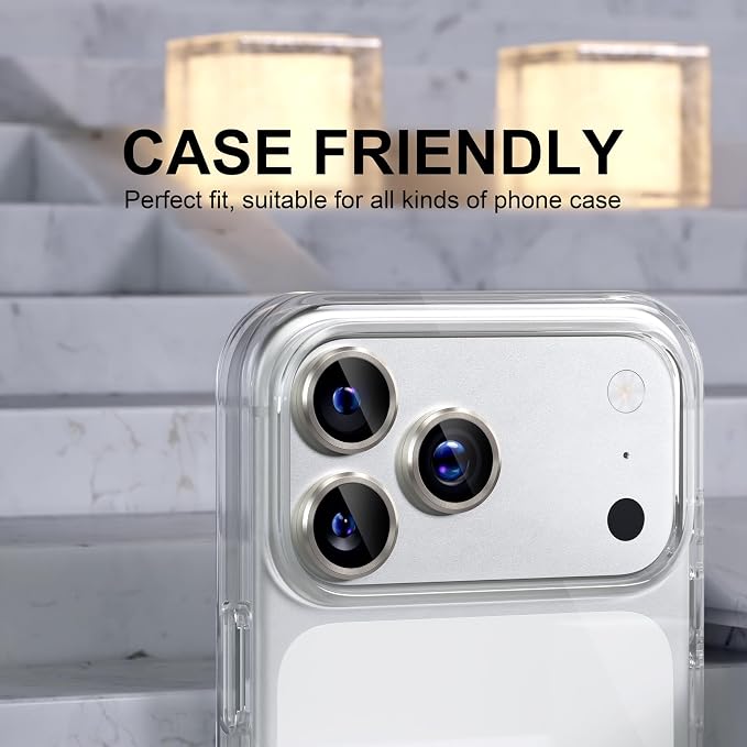 Choiche Compatible for iPhone 17 Pro/iPhone 17 Pro Max Camera Lens Protector