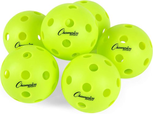 Champion Sports Pickleball Ball Set - Durable Roto Molded Design for Outdoor Play