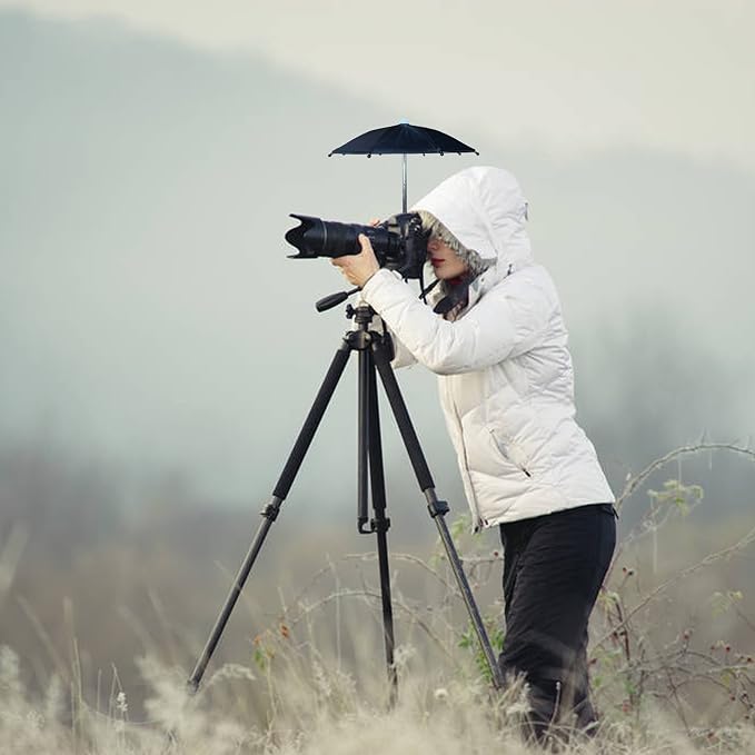 Hot Shoe Umbrella, Protects Camera from Rain
