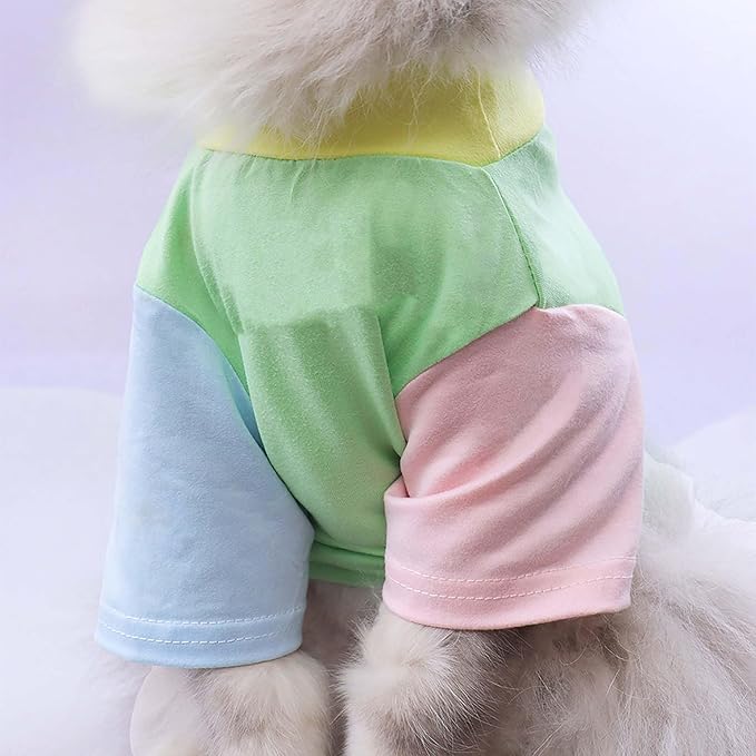 Custom Dog Birthday Shirt,Personalized Pet Apparel Print with Name Age Number,Pet Birthday Outfit,Lightweight Breathable Cotton Vest for Small Medium Large Dogs Cat (Dopamine Pink, Small)