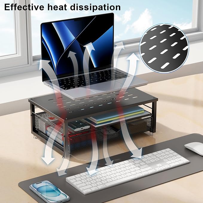 gianotter Computer Monitor Stand Riser, Desk Organizers and Accessories