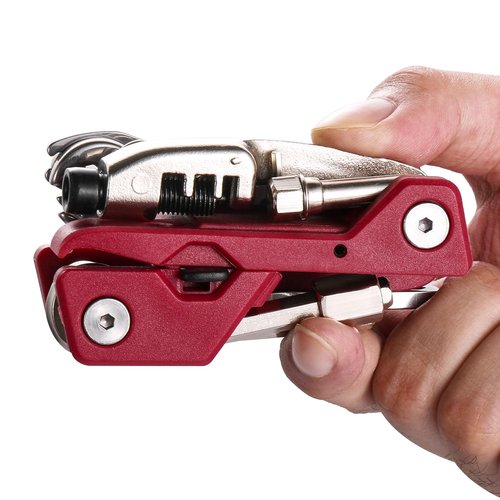 BONNEAIDE 21 Bike Repair Multitool Kit with Carry Case, Portable Cycling Tool Kits (21 in 1), Bicycle Tools Kit Set with Allen Wrench, Chain Tool, Bicycle Spoke Wrench