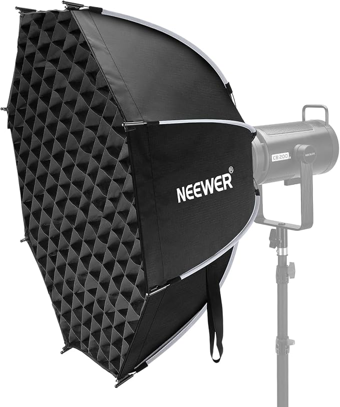 NEEWER 35.4'' Octagonal Softbox, Quick Release Parabolic Soft Box