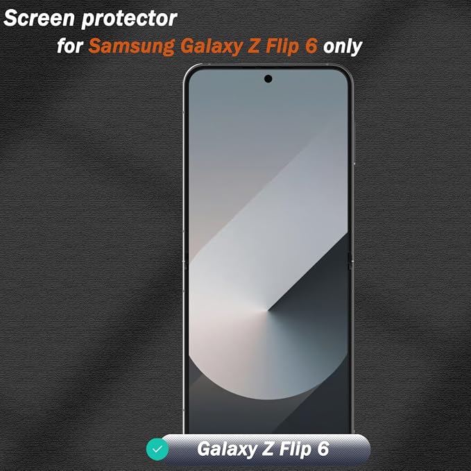 2 Pack Screen Protector for Samsung Galaxy Z Flip 6 Flexible TPU Film