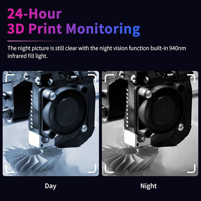 Creality Official Nebula Camera, 3D Printer Camera Night Vision Function
