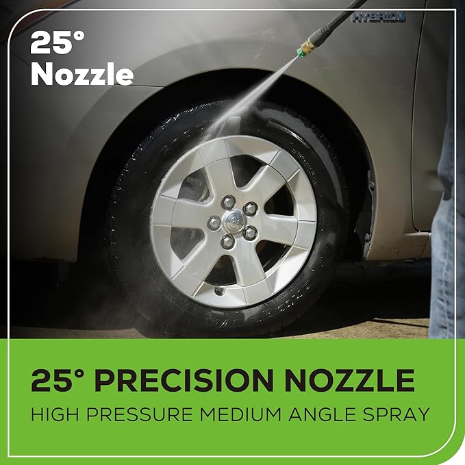 Greenworks Compact Electric Pressure Washer, 1.2 GPM (CSA Certified, Lightweight, 20 FT Tangle-Free Hose, 35 FT Power Cord) Great For Cars, Fences, Patios, Driveways, Decks and Patios