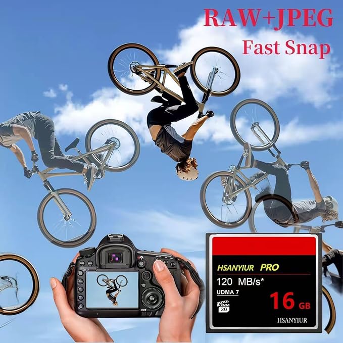 16GB UDMA High Speed, Original CF Card Camera Memory Card