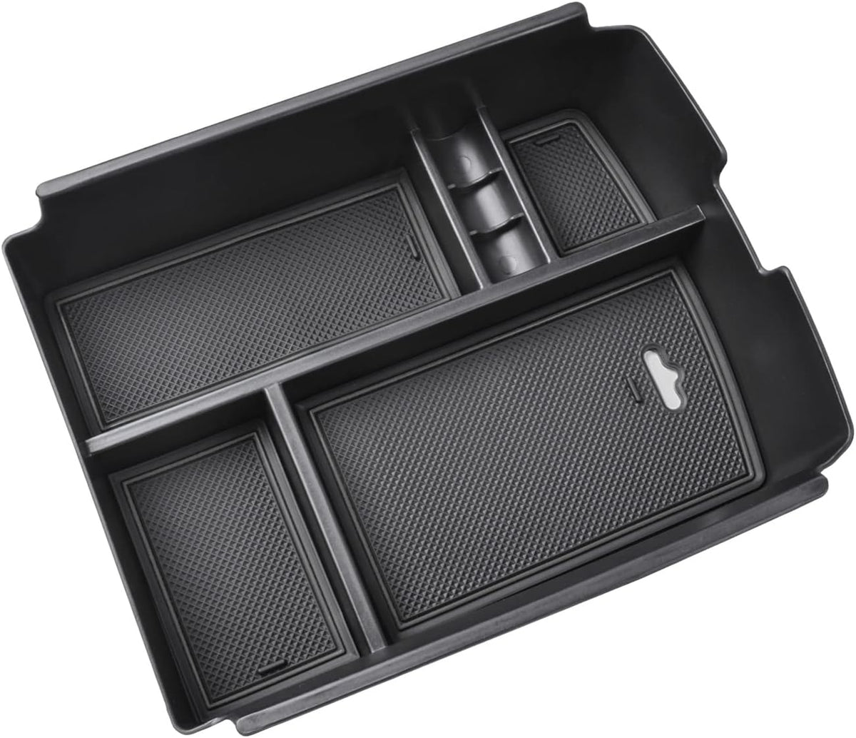 Center Console Organizer Tray for VW Atlas Accessories 2018-2023, Black