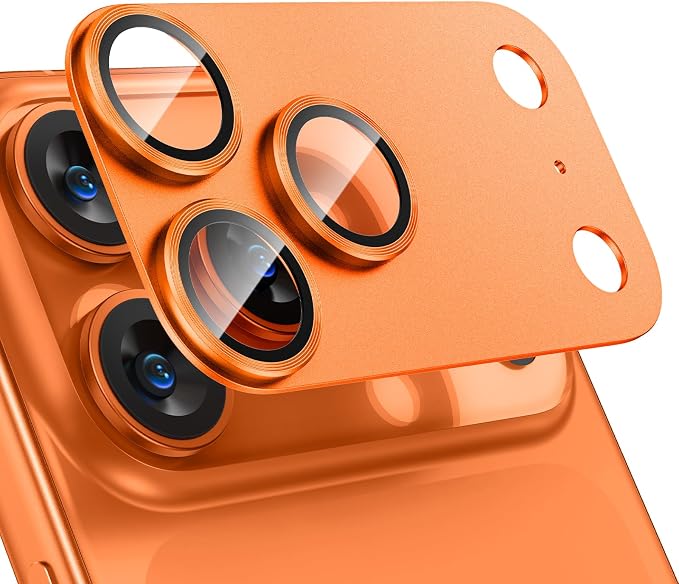 Tensea for iPhone 17 Pro Max Camera Lens Protector, Metal Aluminum Alloy