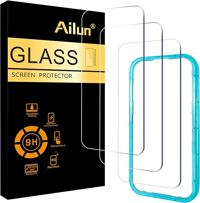 Ailun 3 Pack Screen Protector for iPhone 17 Pro