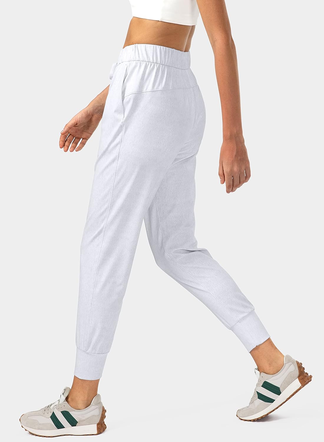 SANTINY Women's Joggers - Comfortable Drawstring Sweatpants with Pockets for Lounge & Workout