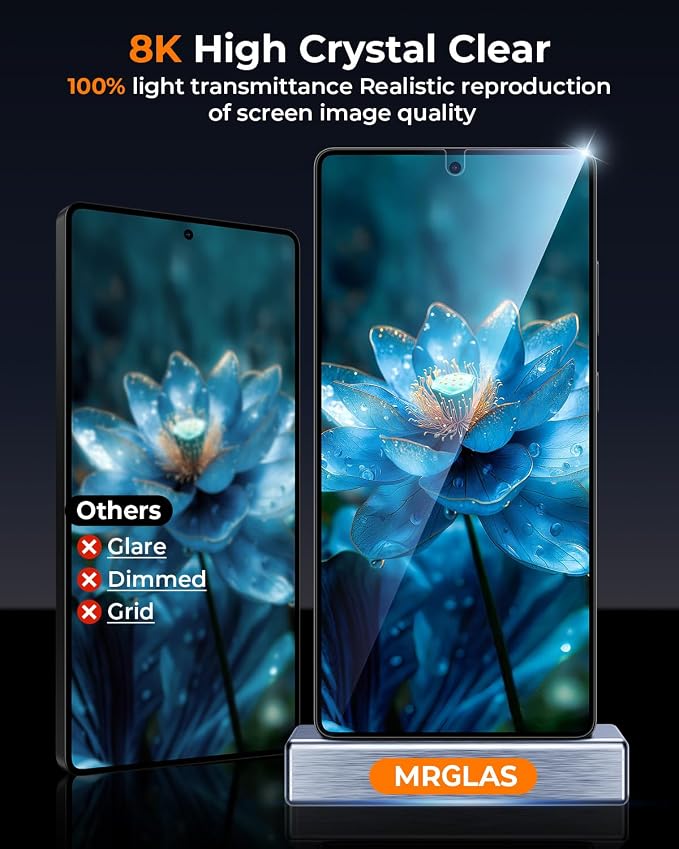 MRGLAS 2+2 Packs for Samsung Galaxy S25 Ultra Screen Protector 6.9''