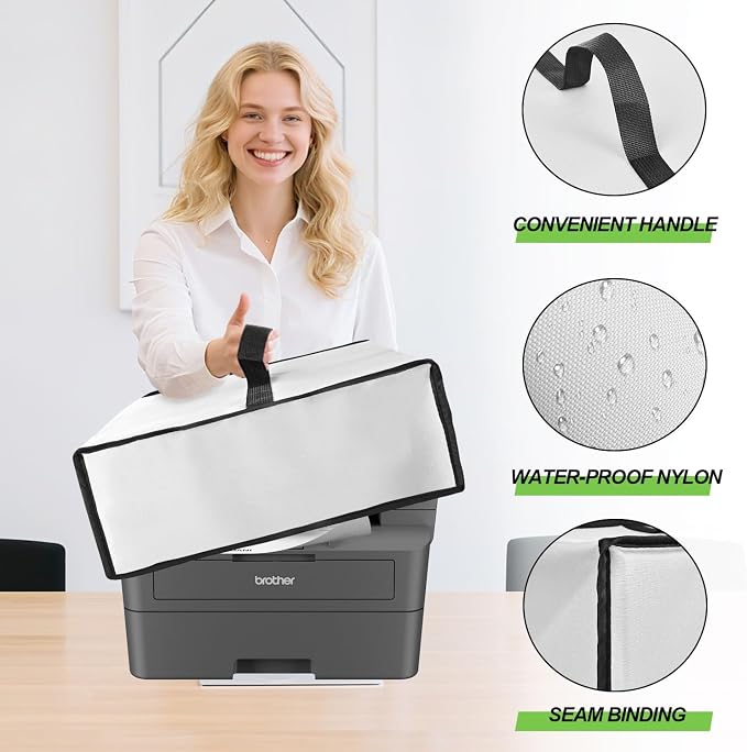 Printer Cover for Brother, Waterproof Anti-Static Thick Dust Cover, Printer