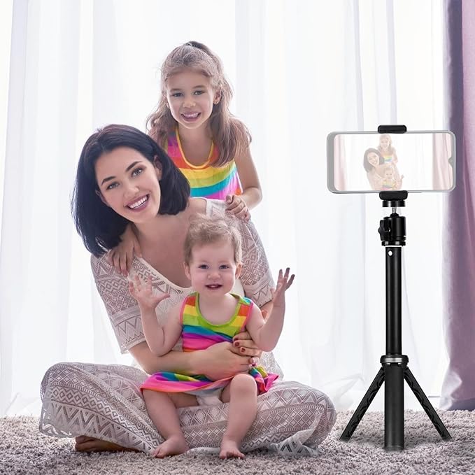 NexiGo Lightweight Mini Tripod for Camera/Phone/Webcam, Extendable Stand