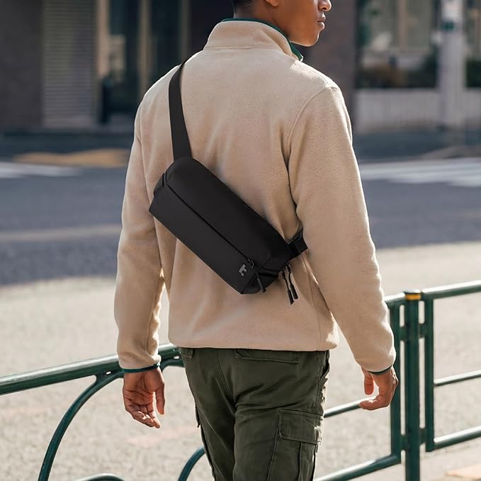 tomtoc Compact EDC Sling Bag 3L-10L, Minimalist Crossbody Bag Chest Shoulder