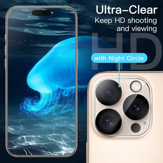 JETech Screen Protector for iPhone 16 Pro Max 6.9-Inch