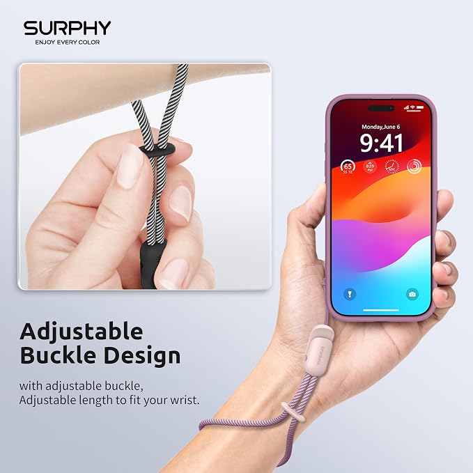 SURPHY 2 Pack Phone Lanyard for Cellphone Case, Phone Wrist Strap for Case