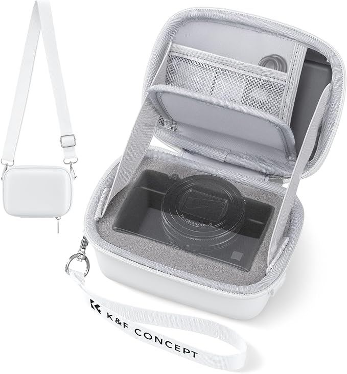 K&F CONCEPT Carrying Case for Digital Camera, Hard Shell Protective Travel Case