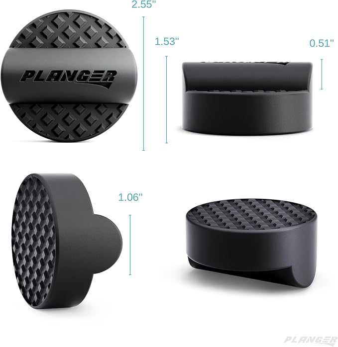 PLANGER® - Curby Pad Flat - Rubber Jack Pad for Audi (Special CAR Brands from Germany) Trolley Jack, Vehicle Lift and Axle Stand - Protects Your Car, SUV