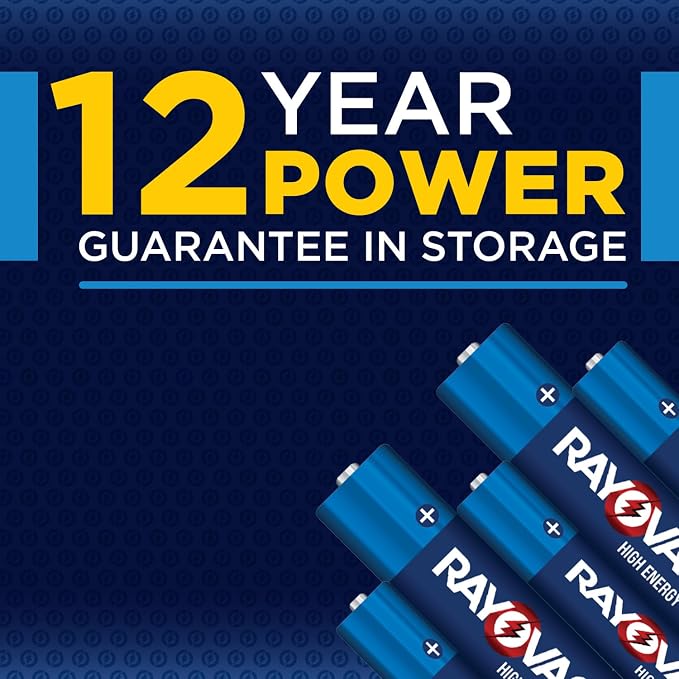Rayovac High Energy AAA Batteries, Alkaline Triple A Batteries