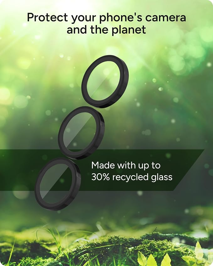 ZAGG Glass Elite Anti-Reflective Samsung Galaxy S25 Camera Lens Protector –