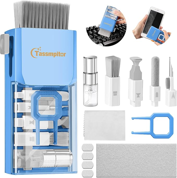 Tassmpitor Laptop Cleaning Kit, All in 1 Keyboard Cleaning kit