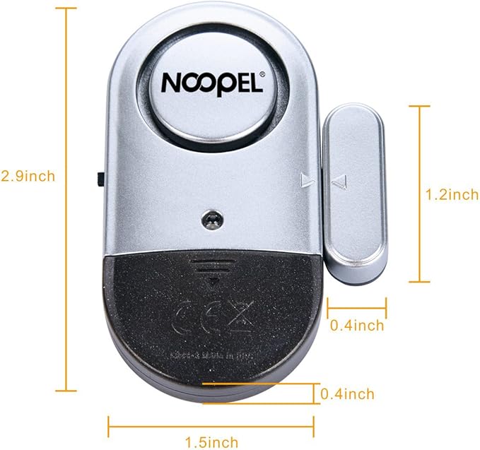 Door Alarms When Opened, 120dB Loud Window Alarms