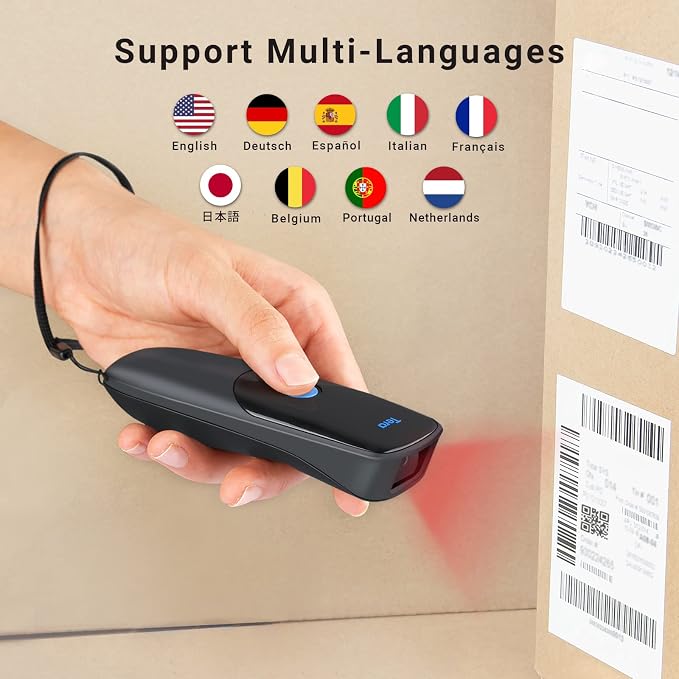 Tera Pro Extreme Performance Wireless 1D 2D QR Barcode Scanner Mini Portable