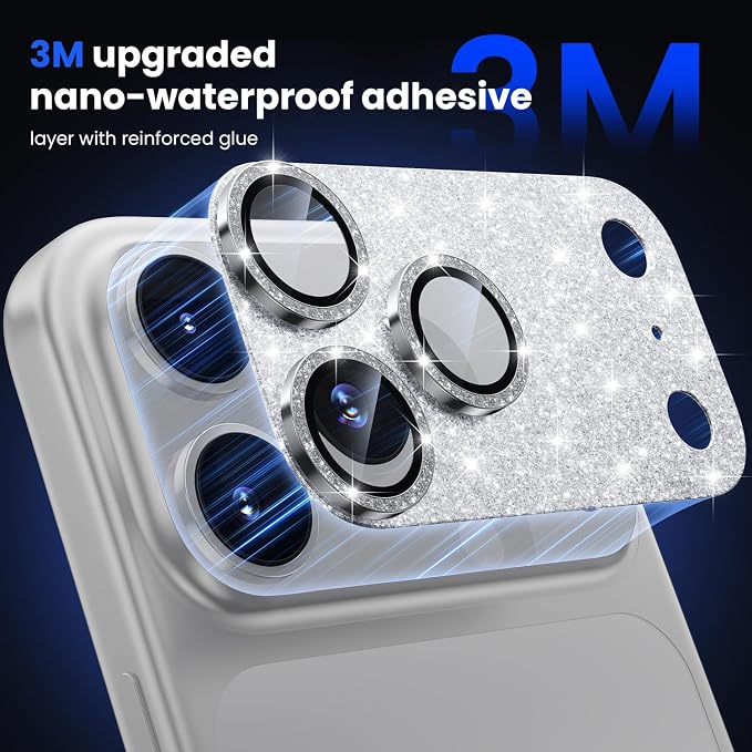 WSKEN for iPhone 17 Pro Max Camera Lens Protector, Metal Aluminum Alloy