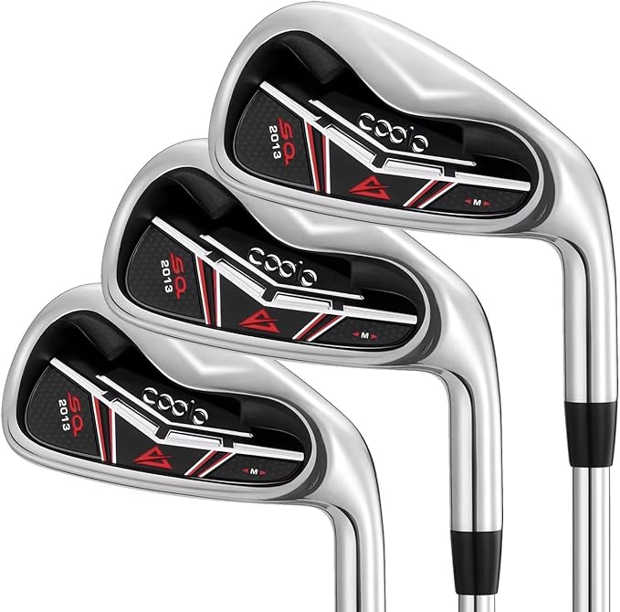 COOLO Golf Iron Set, Standard & Extended Length Options for Tall Golfer, Designed for Forgiveness and Ease to Use, Men and Women, Right Handed