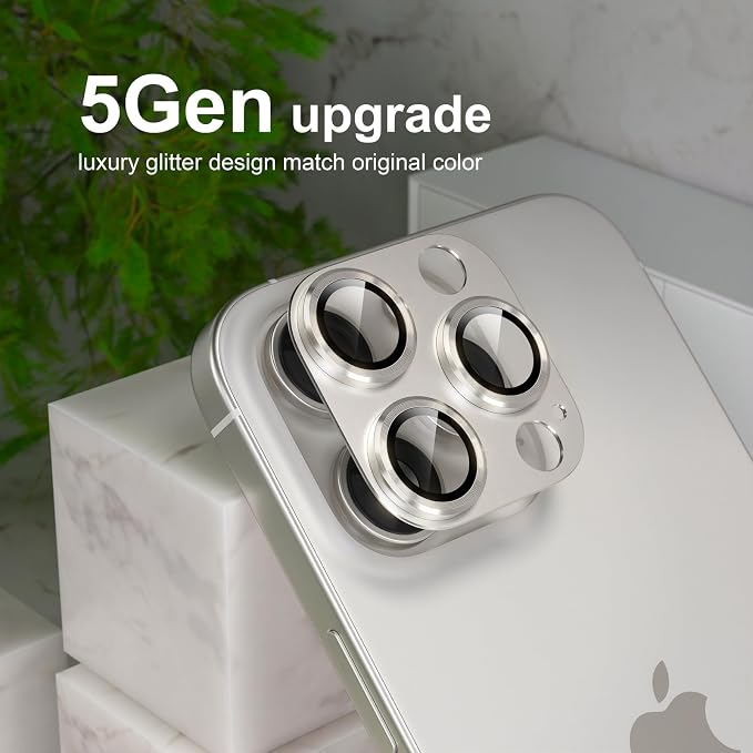 Choiche Compatible for iPhone 16 Pro/iPhone 16 Pro Max Camera Lens Protector