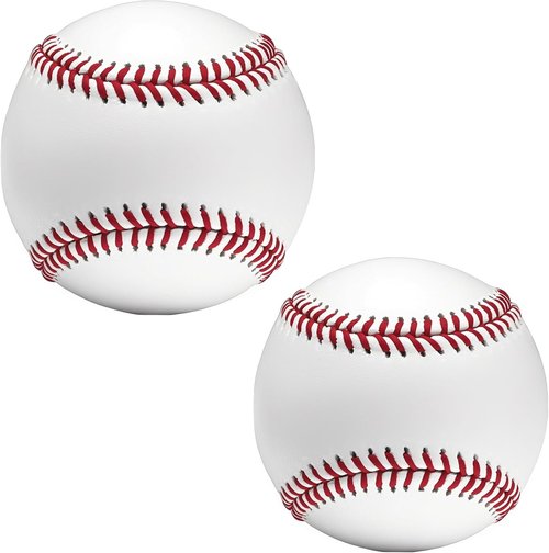 Blank Baseballs - 9 Inch Solid Cork Core | 2 Pack for Autographs, League Play & Gifts