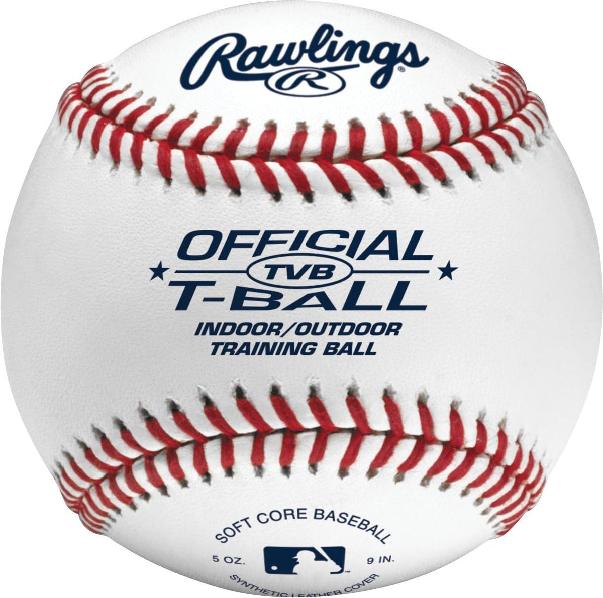 Rawlings Baseballs - Sponge Rubber Center with Synthetic Cover - Youth T-Ball, Box of 24 Balls