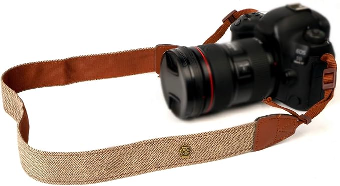 Camera Strap Canvas Brown Shoulder Strap