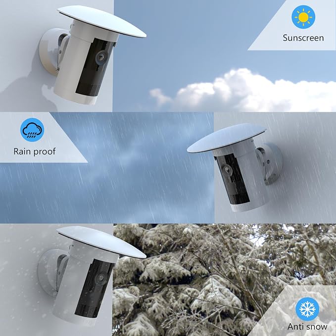Outdoor Camera Sun Rain Shade Shield Cover Compatible