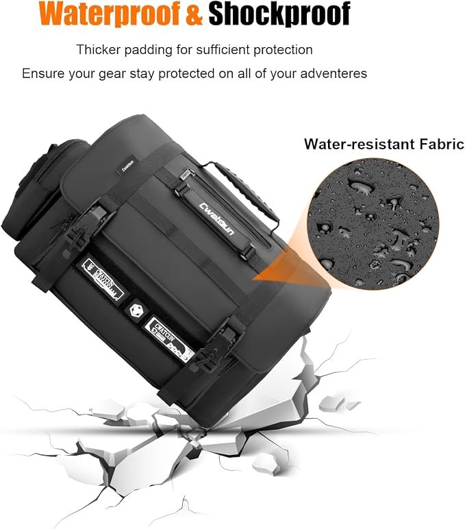 Cwatcun Camera Sling Bag, Waterproof Multifunction Photography Tactica Camera