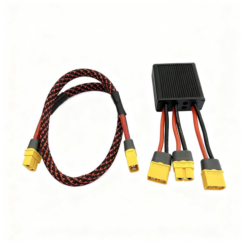 SZWEDI Double Battery Discharge Converter for E-Bike/E-Scooter 750w and 1000W Dual Battery Pack Switch Balancer 10-100V DC Input Max 40 Amps Generation II